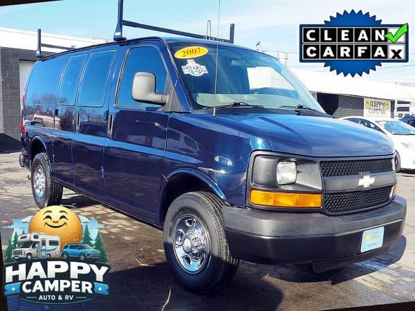 2007 Chevrolet Express 2500 V‑8 Auto Racks+Bins 1‑Owner Only 81K 1