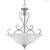 BRUSHED NICKEL QUOIZEL DUCHESS BOWL CHANDELIER - MINT CONDITION 2 thumbnail