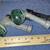 2 Water Sprayer Adjustable Nozzles Green Metal/Sturdy & Work - each 2 thumbnail