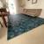 Ben Soleimani Restoration Hardware Blue Hide Hexahide Woven Hide Rug 22 thumbnail