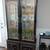 Chippendale Black Lacquered China Cabinet 1 thumbnail