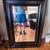 Large rectangular mirror with wood frame 1 thumbnail