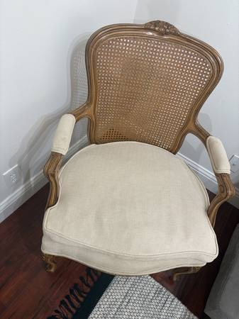 cane back armchair 1