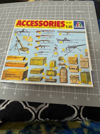 Italeri Accessories No 407 1/35 Open Model Kit Open Box Multi Kit 1