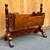 1960s Mid Century Custom Heirloom Walnut Glider Flawless Decor PropDes 24 thumbnail