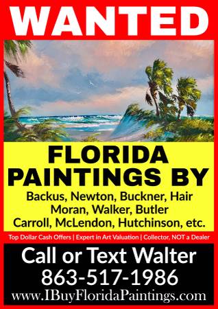 Florida Landscape and Wildlife Original Art 1