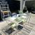 Wrought iron dining table and chairs 7 thumbnail