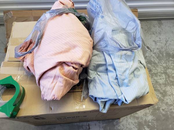 3 King bed size sheets/ 2 king mattress toppers /2 xlg pillows 1