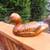 Vintage Hand Carved and Painted Wood Duck signed Leo Koppy 4 thumbnail