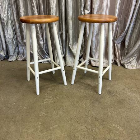 Pair of counter height stools 1