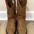 Men's 9.5D JUSTIN Brown Leather Cowboy Boots, Authentic Western Wear 5 thumbnail