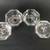 Vintage Glass Octagonal Candle Holders - Set of Four 2 thumbnail