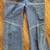Original Vintage 1970's flared Studded Jeans 5 thumbnail