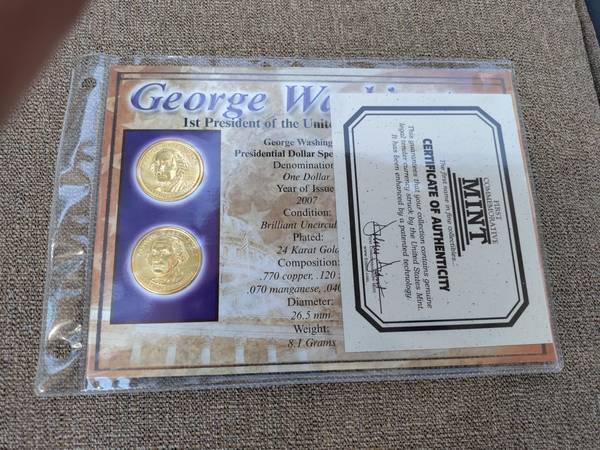 Gold coin mint set 1