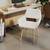 BLACK FRIDAY SALES!Homy Casa · Lancelot Oak Table with 4 Beige Chairs 3 thumbnail