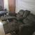 Sofa & electric double recliner with usb ports & cup holders 1 thumbnail