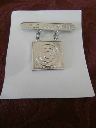 RIFLE MARKSMAN PIN:  2 INCH bar 1