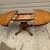 Antique oak claw feet dining table 12 thumbnail