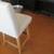 Beige bar stool. Swivels. 3 thumbnail