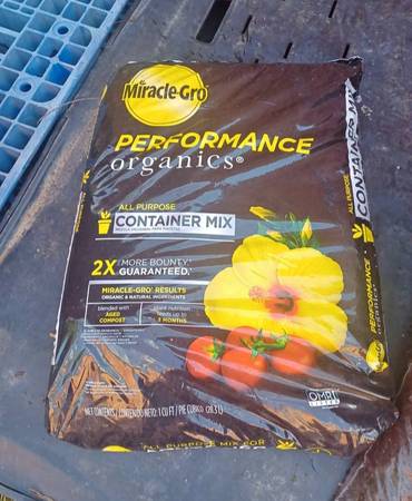 Container mix soil miracle grow 1