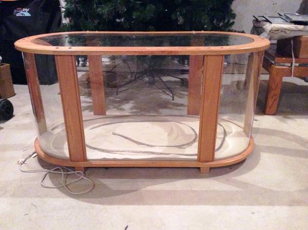 Oak Showcase Table 1