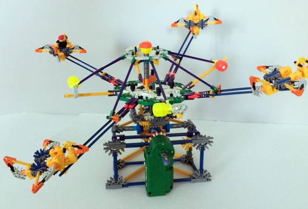 K'nex Motorized Flying Airplane Swing Ride 1