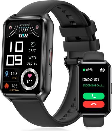 Smart Watch Fitness Tracker with Make Call 24/7 Heart Rate Blood Press 1