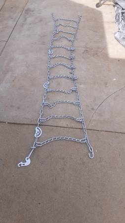 NEW Tire Chains COMMERCIAL 7MM LT285/70R18 LT295/70R17 CAM Tire Chains 1