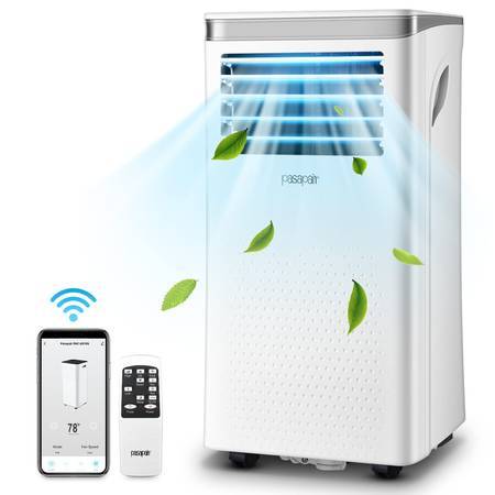 Portable air conditioner- 10,000 BTU WIFI unit with remote 1