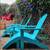 Solid Wood Adirondack Chairs with Footrest 2 thumbnail