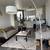 Modern Arc Floor Lamp with Marble Base 1 thumbnail