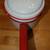 VINTAGE WHITE & RED ENAMELWARE ENAMEL DOUBLE BOILER 12 thumbnail