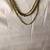 Vintage 3-Strand Gold-Tone Necklace 2 thumbnail