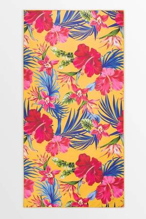 Two (2) Marigold Floral Beach Blankets 1