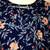 danielrainn (Size 1X) Multicolored Floral Print Tunic Top  3/4 Sleeve 3 thumbnail