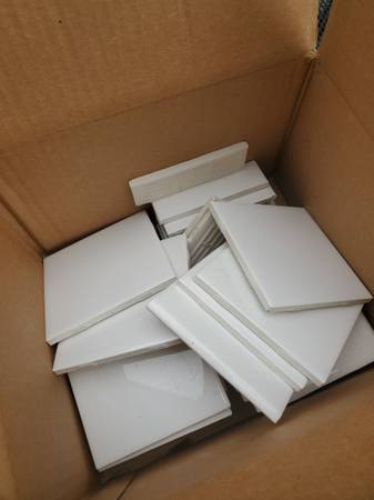 Giving away 16 4x4 ceramic white tiles 1