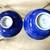 9 Stunning Japanese Lidded Colbolt blue and gold trim Fukagawa Atari Ware 4” 7 thumbnail