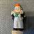 Vintage Prohibition Glass Figurine Flask, rare 2 thumbnail