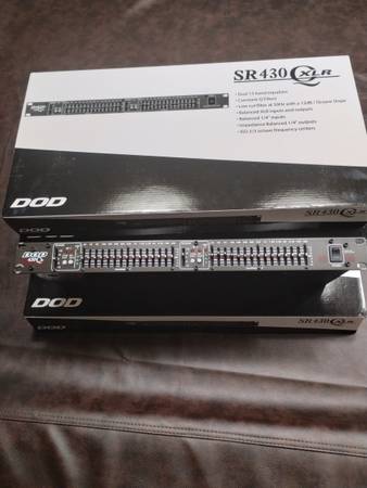 3-DOD  SR490QXLR Dual 15 Band EQ's - $60 (Malvern)63471311494529120