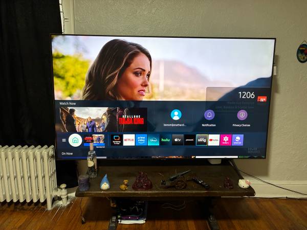 85” flatscreen 1