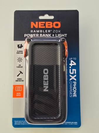 NEBO Rambler 20K Power Bank Light 1
