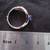 Silver ring with blue stone 2 thumbnail