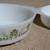 2 Milk Glass Green Daisy Casserole Dishes VTG 1 thumbnail