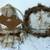 TWO VINTAGE DREAM CATCHERS DECORATED WITH FEATHERS, LEATHER, FIBER 2 thumbnail