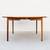Uncommon Danish Modern Two-way Walnut Expandable Dining Table 8 thumbnail