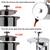 Secura French Press Coffee Maker Stainless Steel Insulated w/2 ex. screens 34oz 13 thumbnail
