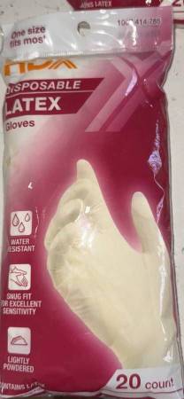 Disposable Latex Gloves 1