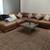 CB2 Gybson Leather Sectional Couch - Designer piece, great condition 4 thumbnail