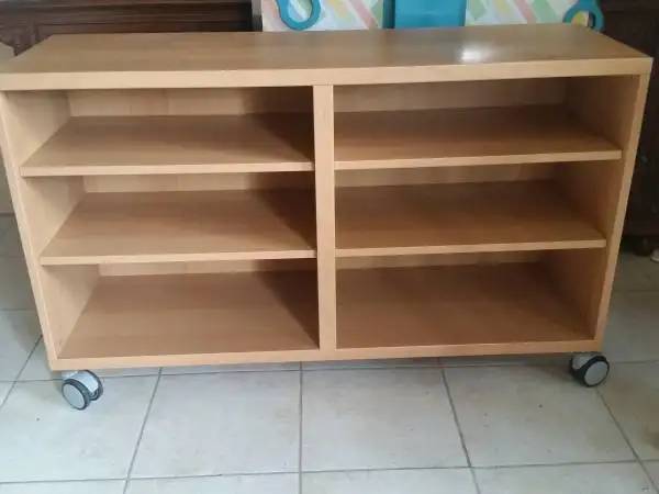 IKEA Wood frame TV stand 1