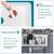 Top Mount or Undermount Kitchen Sink White 32 x 19 Inch,10" 16 thumbnail